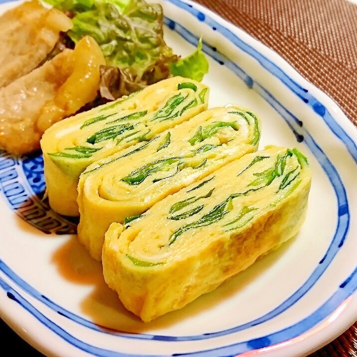 ニラ入り玉子焼き